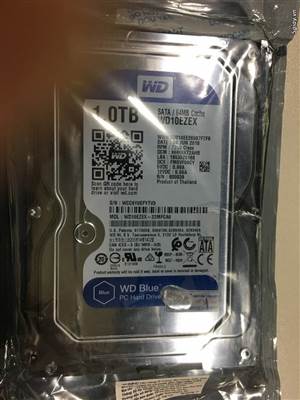 HDD 1TB Western Blue NEW 100%