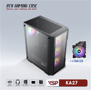 Case Gaming KA-27 VSP (đen)