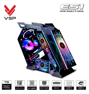 Case VSP Gaming ES1 (đen)