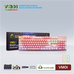 KB cơ màu trắng hồng