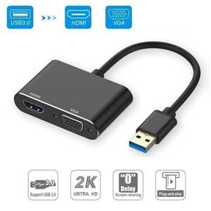 Cáp USB 3.0 to VGA + HDMI 