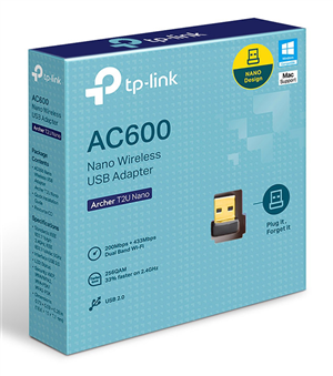 Usb thu Wifi Tplink Archer T2U Nano Băng Tần Kép AC600