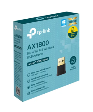 USB Wi-Fi 6 TPlink Archer TX20U Nano Băng Tần Kép AX1800
